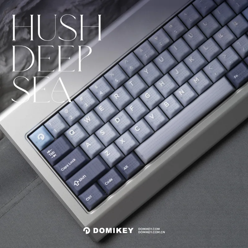 DOMIKEY Deep Sea Theme Keycap Set 136Key ABS Custom Keyboard Cap Original Cherry Profile Gaming Key Cap for Mechanical Keyboard