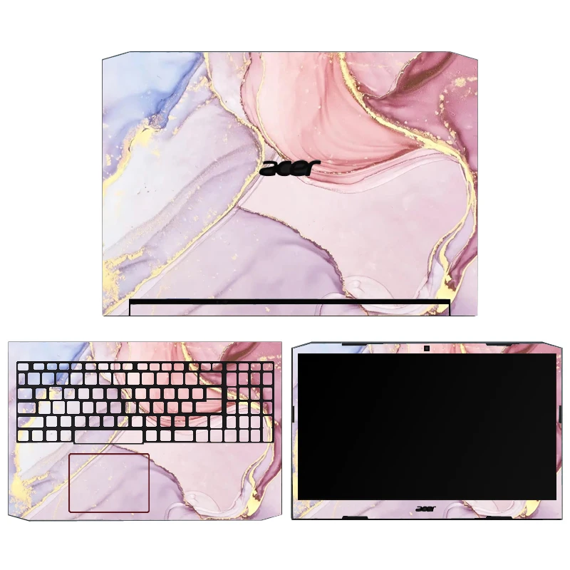 Imagem -05 - Laptop Skins para Acer Nitro Adesivos de Vinil Filme Personalizado An51752 54 41 An515-57 58 An1641 51 An515-54 55 56 44 45 46 47