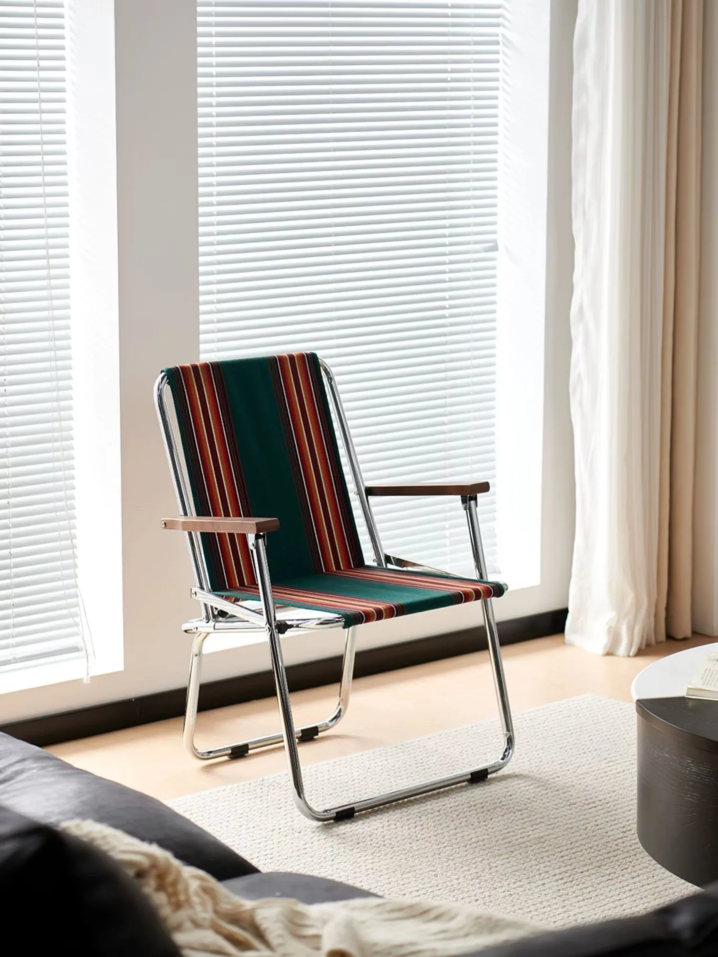 Folding lounge chairs living room chairs furniture nap chairs balconies leisure outdoor courtyards gardens lazy people sitting l