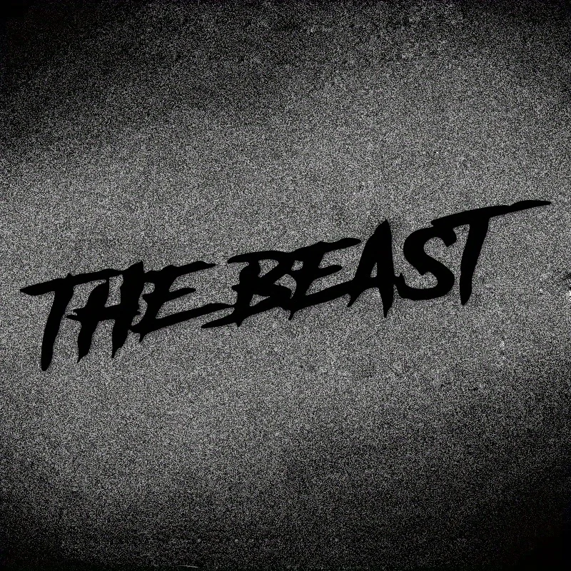 1개입 '더 비스트' 그래피티 자동차 오토바이 스티커, 헬멧 자동차 바디용 트렌디 데칼, 눈에 띄는 차량 액세서리 스티커