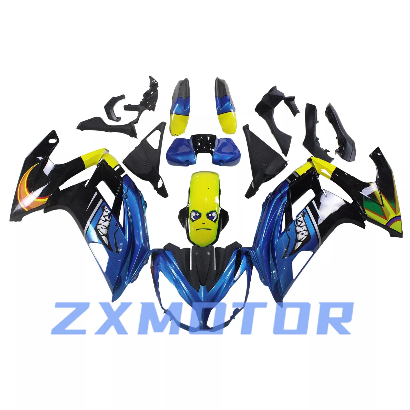 

Injection Fairings NINJA650R 2012 2013 2014 2015 2016 Motorcycle Prime Fairing Bodywork Kit Panel for KAWASAKI ER-6F 12-16
