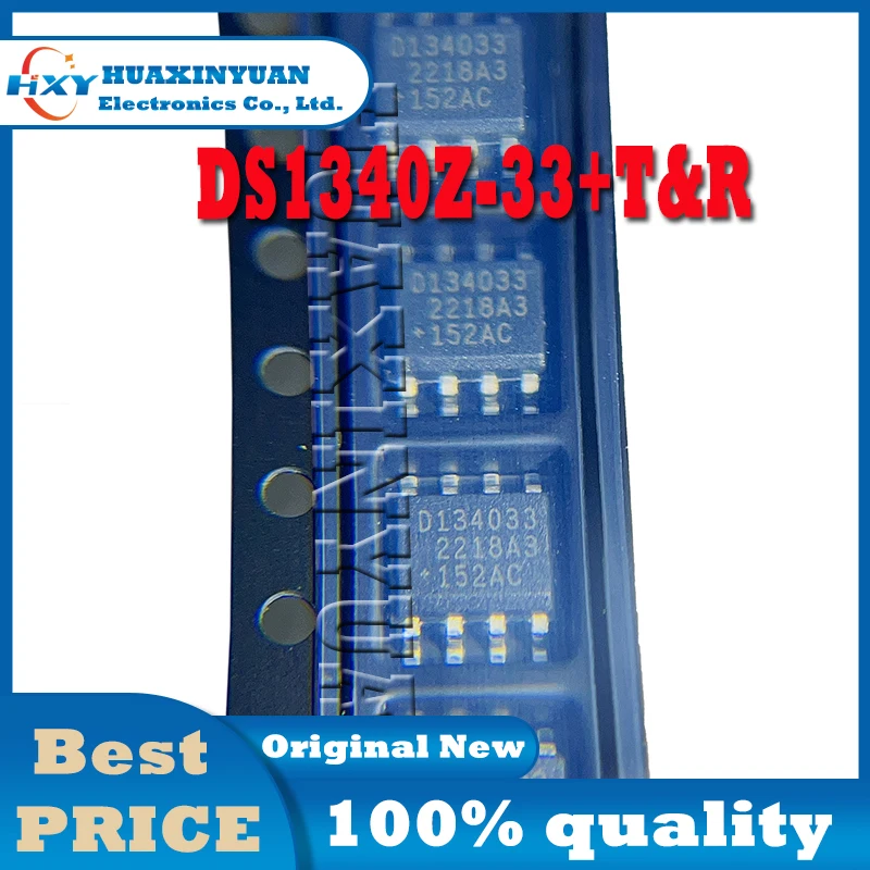 1PCS/LOT DS1340Z-33+T&R DS1340 DS1340Z DS1340Z-3 DS1340Z-33 DS1340Z-33+T SOP8  DS DS1 DS13  New and Original Ic Chip In Stock IC