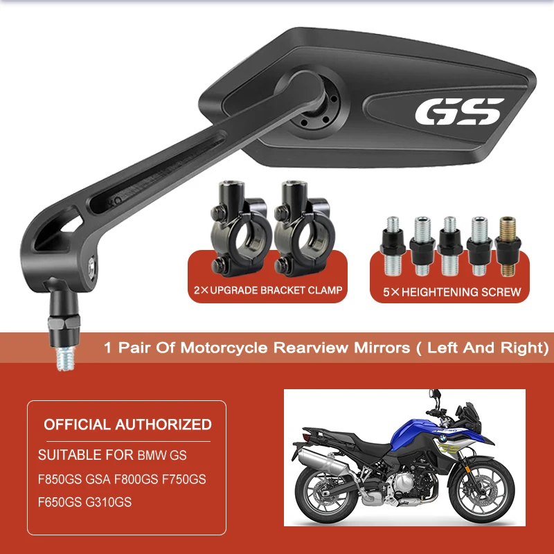 Adjustable Rotating Rearview Mirror For BMW R1200GS R1200 R1250 GS 1300/1250/1200 GS1200 Gs1250 LC/ADV Adventure F850GS F750GS