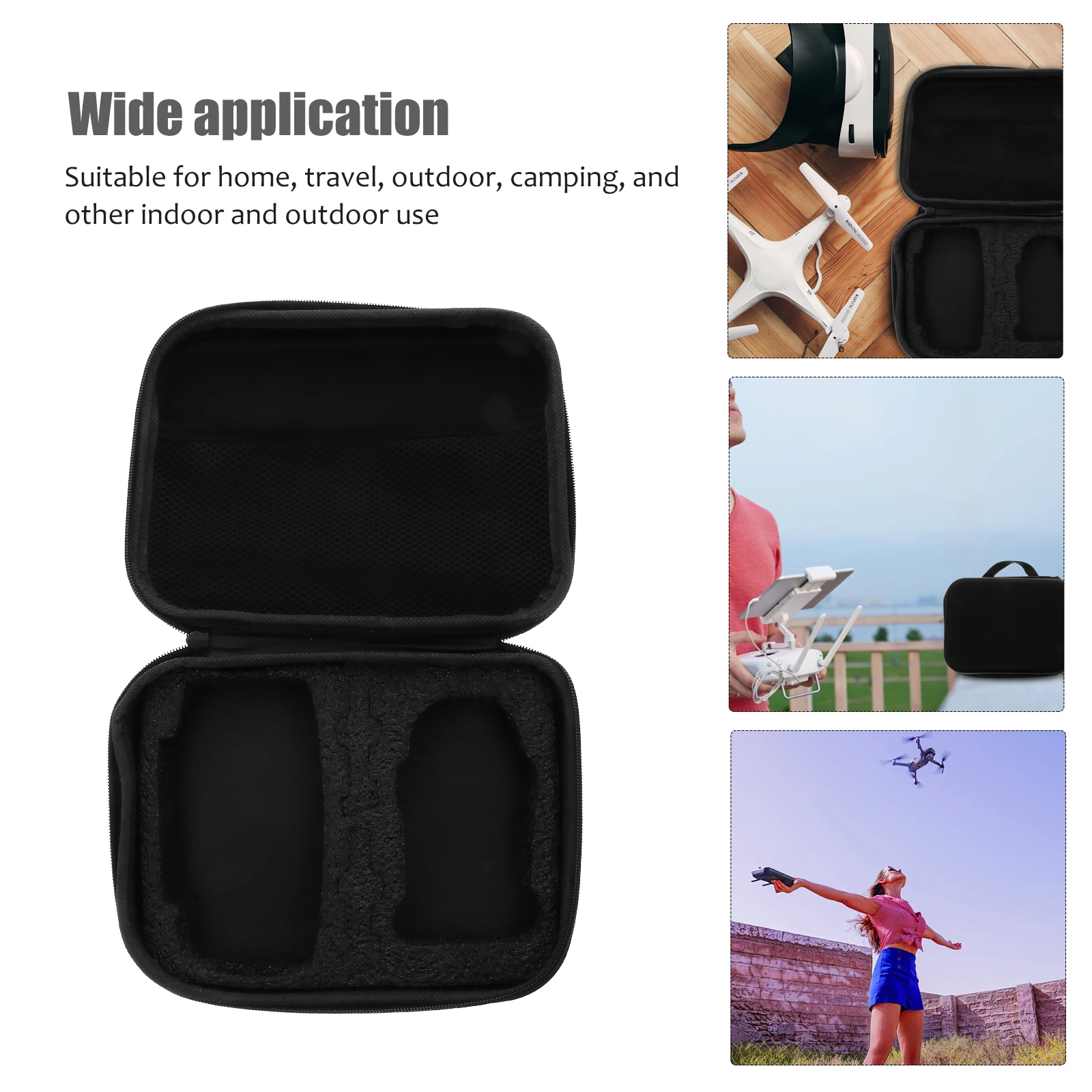 

1pc Drone Storage Bag Lightweight Portable Carry Case For E58 Durable Travel Outdoor Camping Compatible Quadcopter