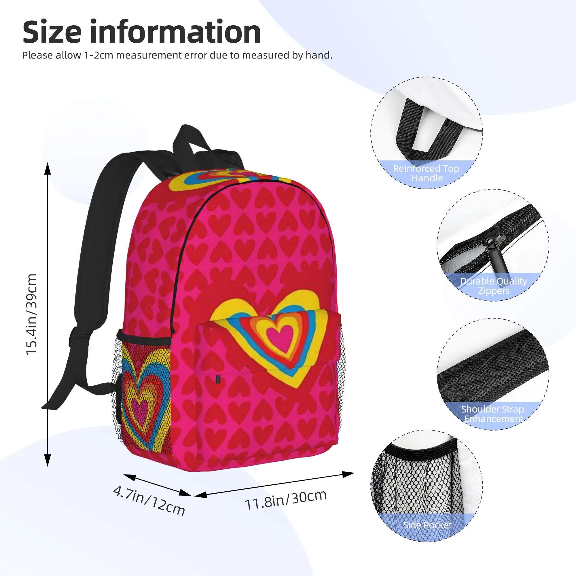 Agatha Ruiz-De La-Prada Pattern Backpack Hot Sale Daypack Large Capacity Boy Girl BookBag Shoulder Bags for Men Women School Bag