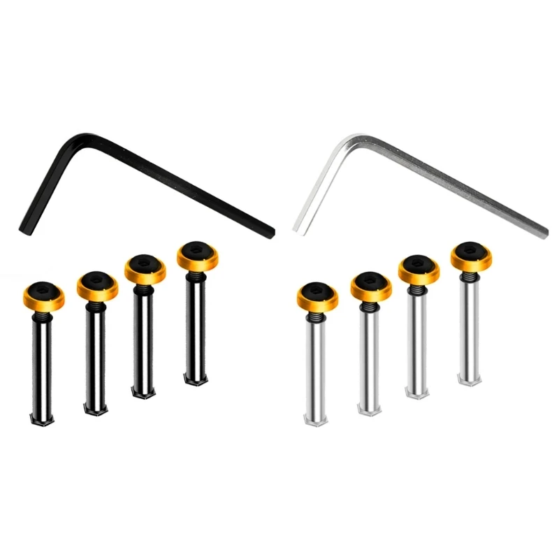 4pc Fixing Fan Screws for 25mm Thickness Computer Cooling Fan PC Case Cooling Fan Mounting Screw Double Locking Fastener