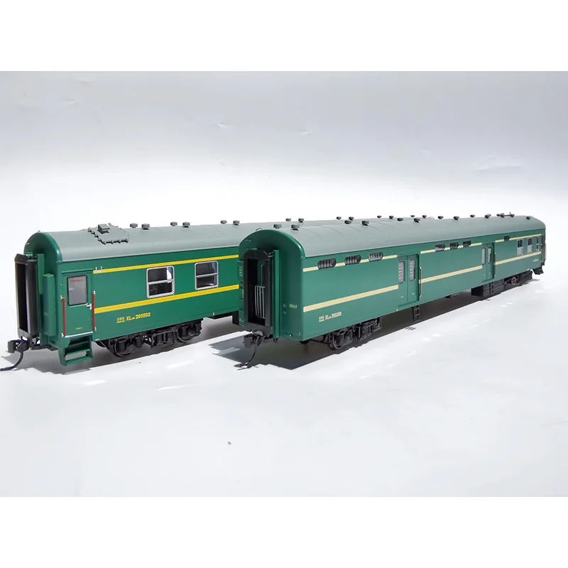 Diecast HO Scale 1/87 N27 25B Luggage Compartment XL25B Green Train Model Classic Collection Static Display Souvenir Boy Toys