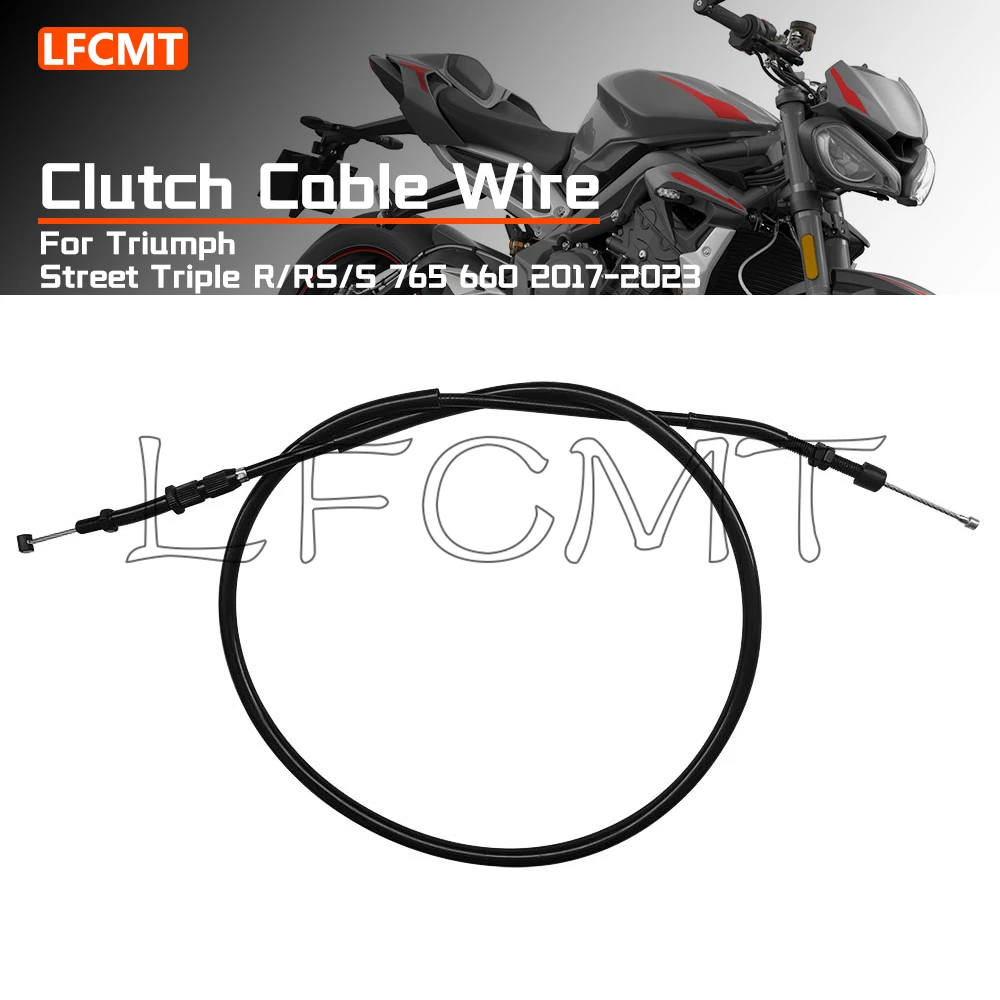 Motorcycle Clutch Cable Fit for Triumph Street Triple R/ RS/ S 765 660 2017-2023 Clutch Control Cable Wire