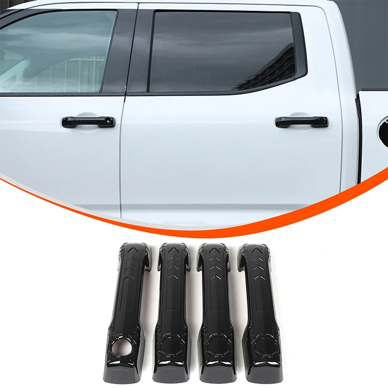 For Toyota Tundra/Sequoia 2022+ exterior handle cover car handle decorative accessories ABS 4PCS (mecha model)