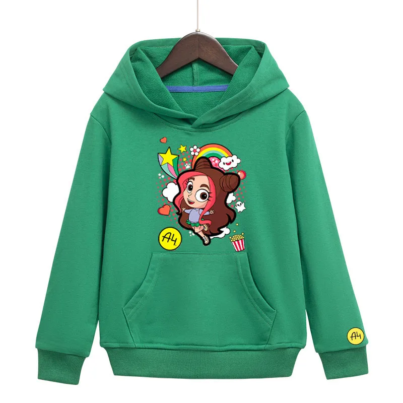

Толстовка с капюшоном Merch A4, детская толстовка Риви А4, детский пуловер из хлопка для девочек, модная верхняя одежда, детская одежда