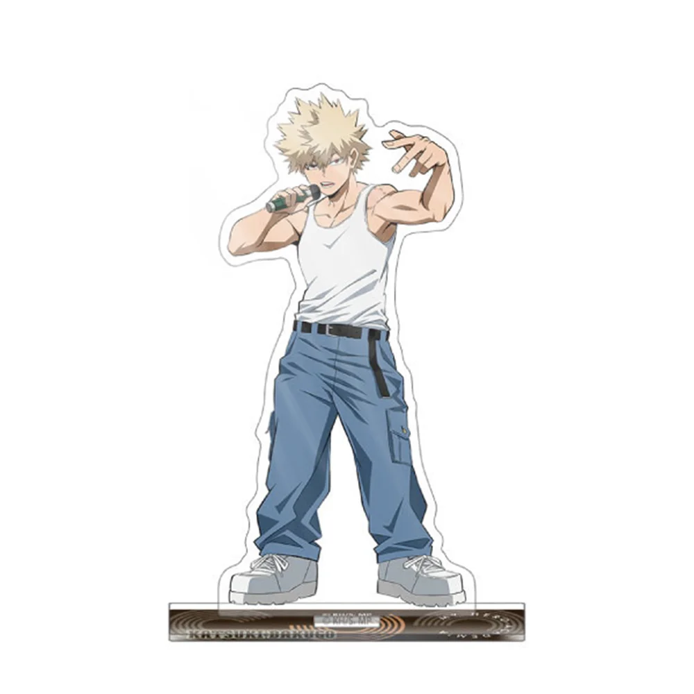 Support en acrylique pour Fans de dessin animé My Hero Academia, modèle de figurine, support de plaque de Cosplay, décoration de bureau de noël, cadeau