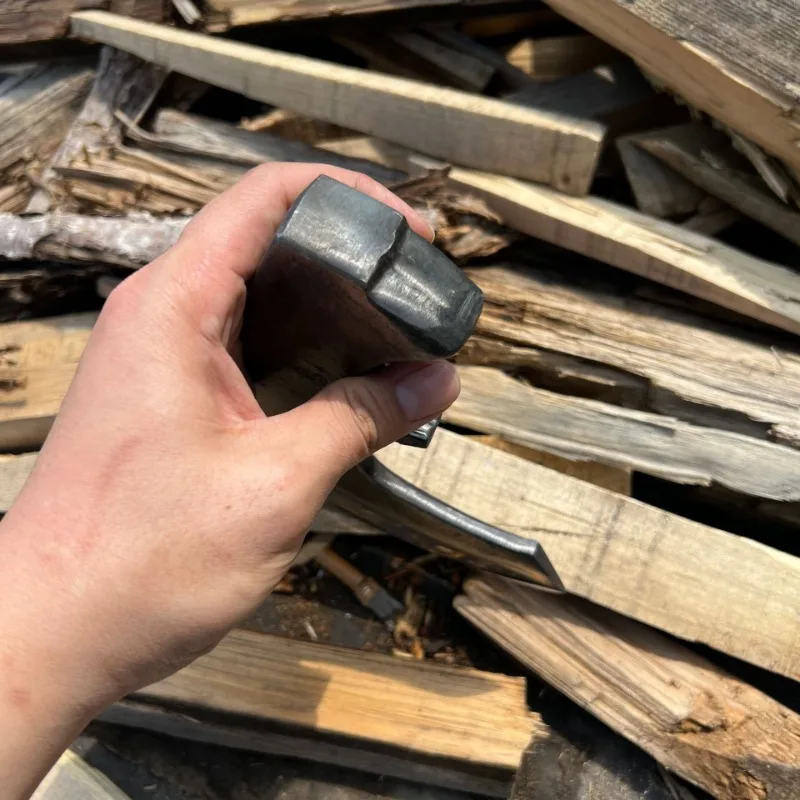 สูงแมงกานีสเหล็กขวานหัวเท่านั้นปลอม Eagle Beak ขวานกลางแจ้ง Camping Multitool ขวานหัวเข้าสู่ระบบไม้ Chopper เครื่องมือ