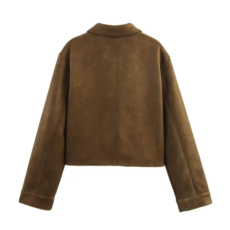 

Autumn 2025 Women's ort Velvet Jaet Versatile Effect Outerwear New Arrival Faionable Ladies' Coat in Other Material