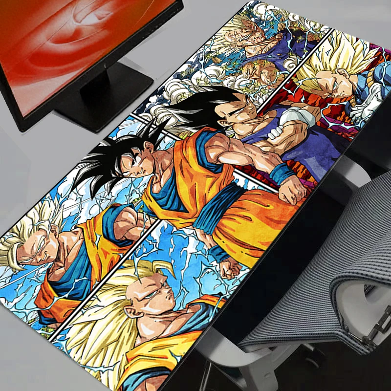 

DBZ Dragon Ball Z Anime Pad Mouse new Mouse Mat Computer Gamer Locking Edge Mousepad XXL Keyboard PC Mice Mats Pad Rug for csgo