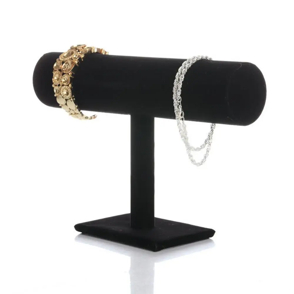 T-Shape Fashion Velvet Bracelet Bangle Necklace Jewelry Display Stand Holder Jewelry Organizer for Bracelet Choker - view 6