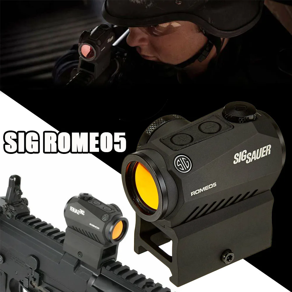 

Romeo5 1x20mm Compact 2 Moa Red Dot Sight. IPX-7 rated 10 Illumination Settings. Comes With Both High & Lower Plates