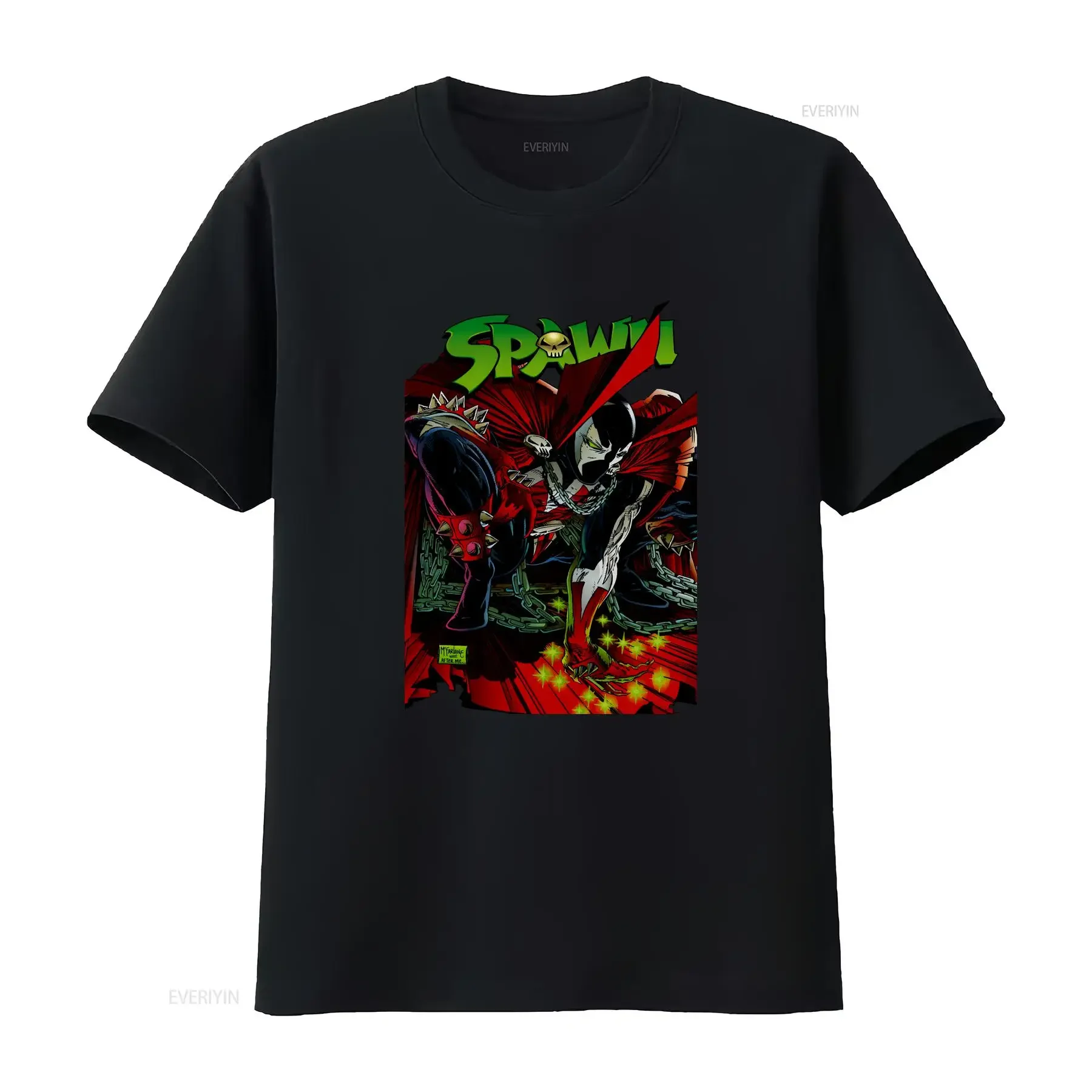 Spawn Movie short sleeve T shirt basic style Adult Reprint tee vintage Washed Soft Slightly designer clothes