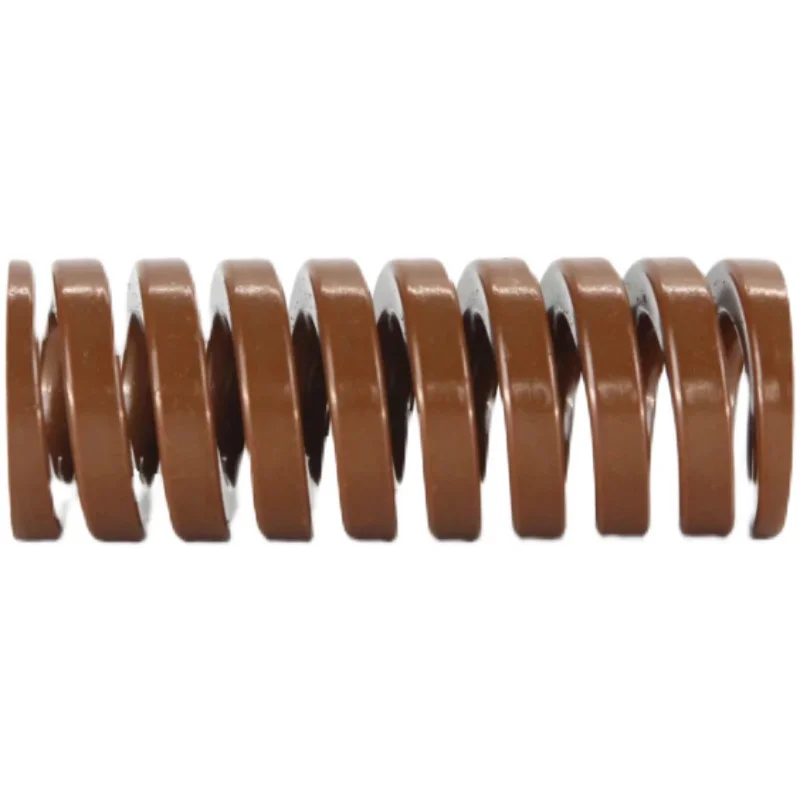 1PCS Mould Die Spring Outer Dia 8mm Inner Dia 4mm Brown Long Light Load Stamping Compression Mould Die Spring Length 20-100mm