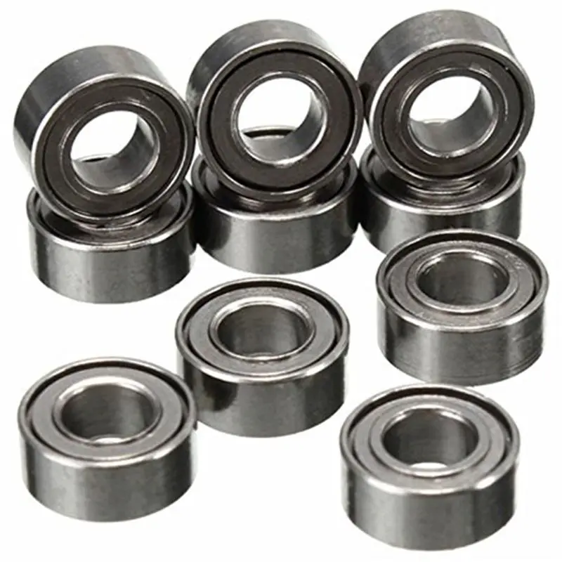ABGE-200Pcs MR63ZZ 3X6X2 Mm Deep Groove Ball Bearing Miniature Bearing