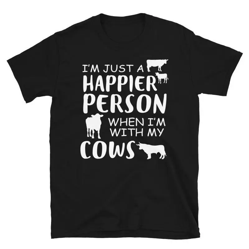 Happy With Cows Funny Cow