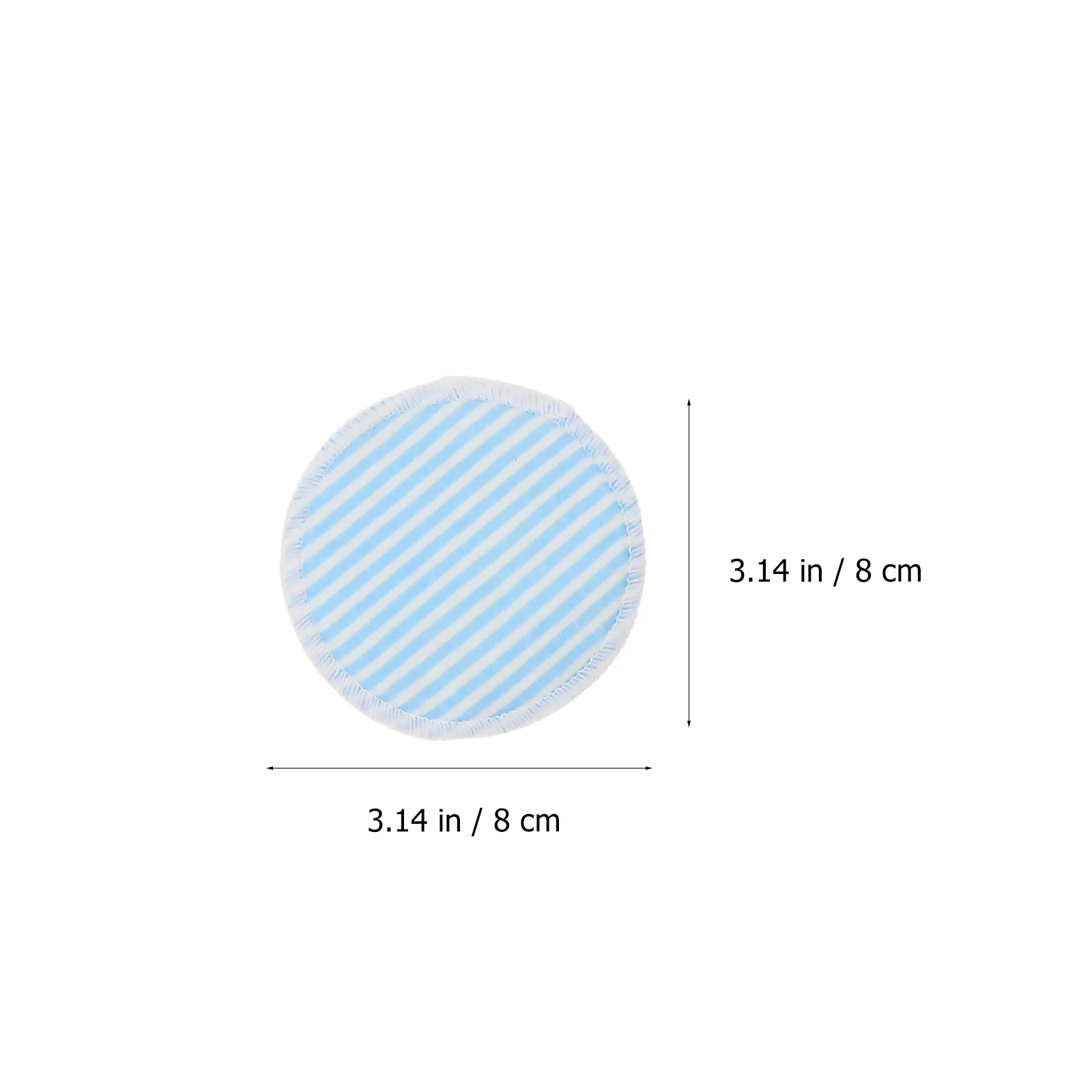 8Pcs Makeup Removal Pads Reusable Bamboo Fiber Skin Friendly Portable for Travel Home Camping Exfoliating Face Cleaning Puff