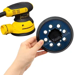 Almohadilla de lijado de repuesto con gancho y bucle de 8 orificios de 5 pulgadas para DeWalt DWE64233 y N, 1 ud. 329079   Lijadora DWE6421 6421K DWE6423 6423K DCW210B