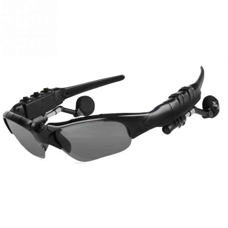 Motorcycle Equipments Riding Glasses Wireless Headset Bluetooth Handsfree Call Headphones with Microphone Polarized Sunglasses