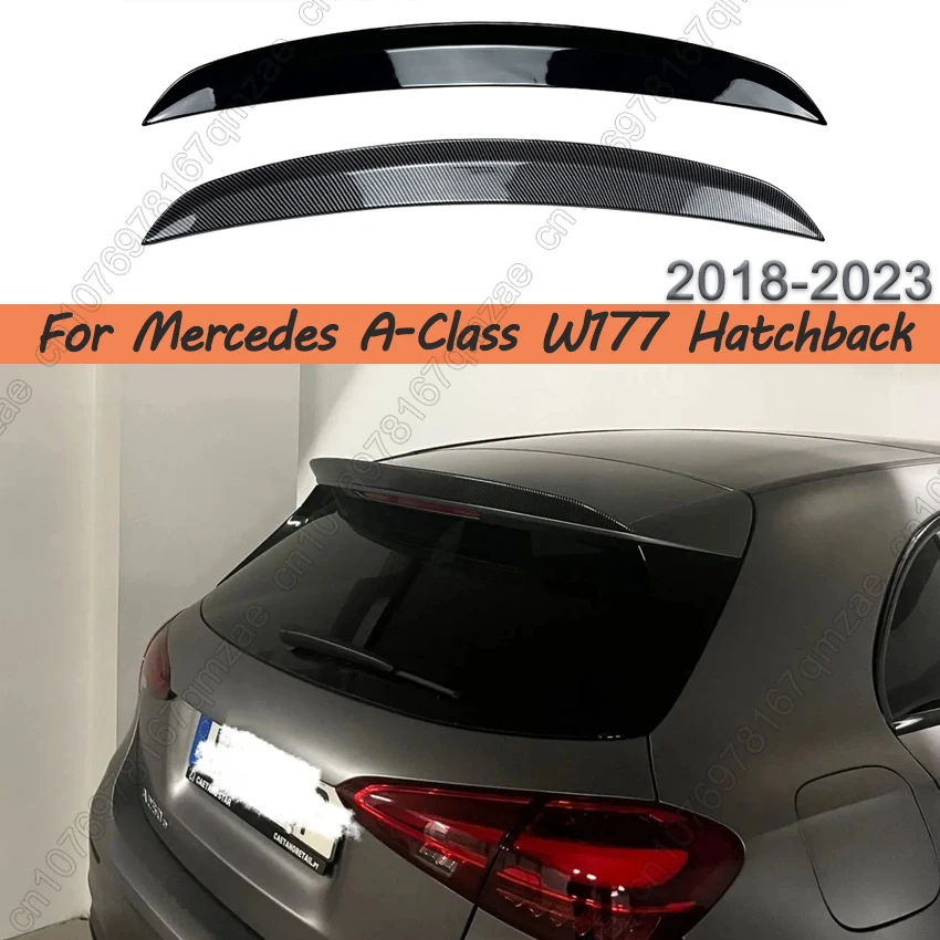 

Задний спойлер багажника на крышу для Mercedes-Benz A-Class W177 A180 A200 A220 A35 AMG Hatchback 2018-2023, накладки на задний сплиттер-диффузор