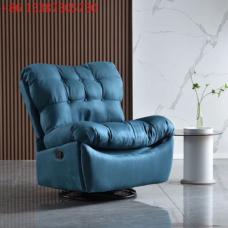 Oficina almuerzo descanso sofá perezoso diseñador giratorio sofá casual silla simplicidad moderna