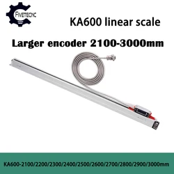 SINO 5um RS422 KA-600 2100 2200 2300 2400 2500 2600 2700 2800 2900 3000mm DRO Linear Glass Scale KA600 Optical Encoder Lathe