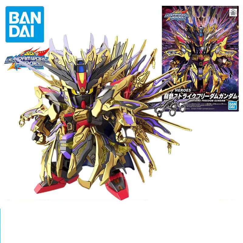 Bandai SDW GUNDAM Anime Figure SD GUNDAM WORLD HEROS 01-37 Action Figure Model Gift Toy Collection for Kids Animation Peripheral