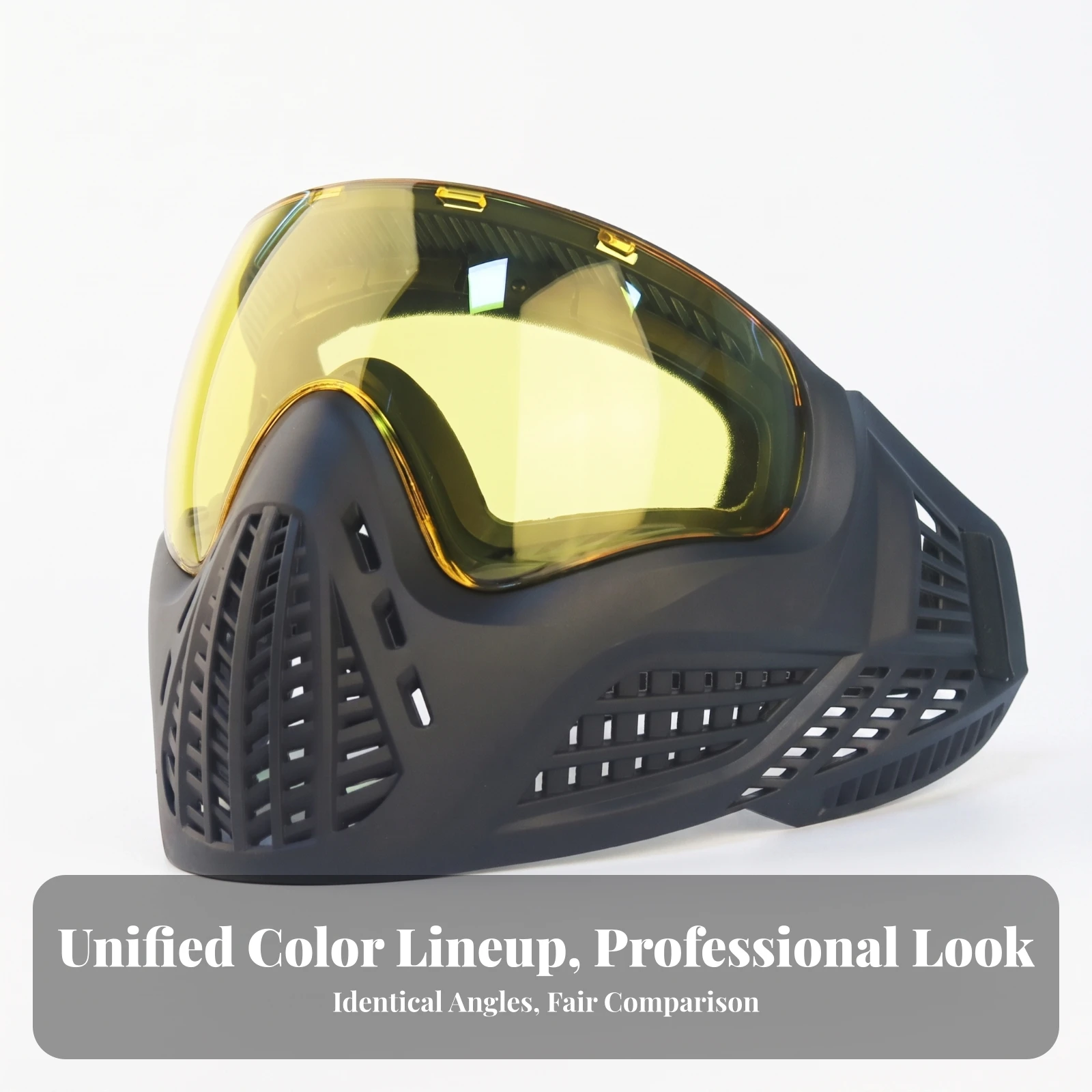 Full-Face Mask Splash-Resistant Mask with Visor Ventilated 360-Degree for Cyclists, Outdoor Games, Cycling