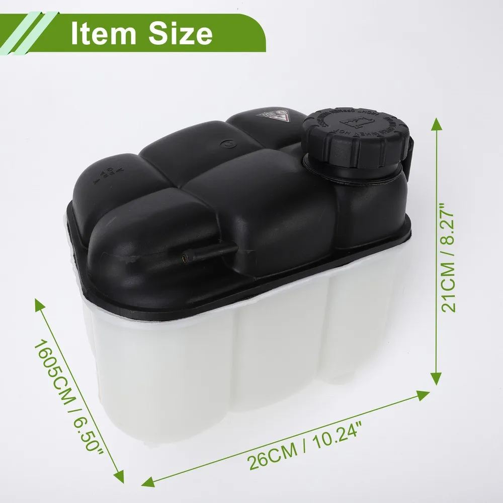 Coolant Expansion Overflow Tank with Cap No.1405001749 for Mercedes-Benz 400SE 2105010615 view 4