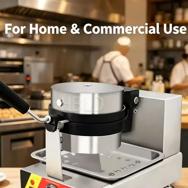 Commercial Electric Ice Cream Burger Maker Small Household Sandwich Waffle Maker Non-Stick Kitchen Appliance