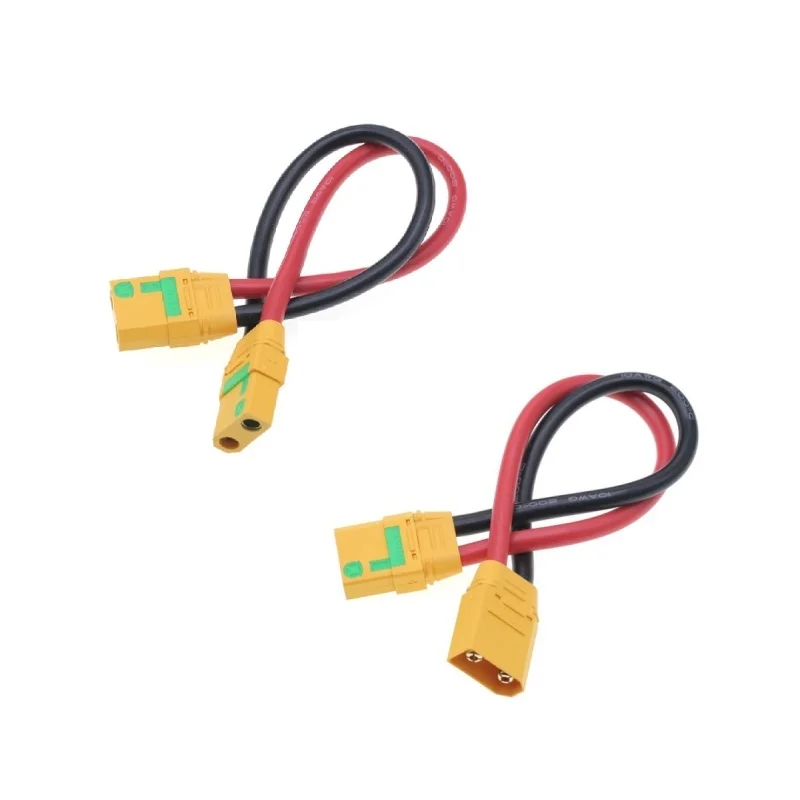 XT90-S Anti-Spark Female to XT90 Male Charging Extension Cable 10AWG Adapter 30CM/50CM/100CM For RC Model Parts