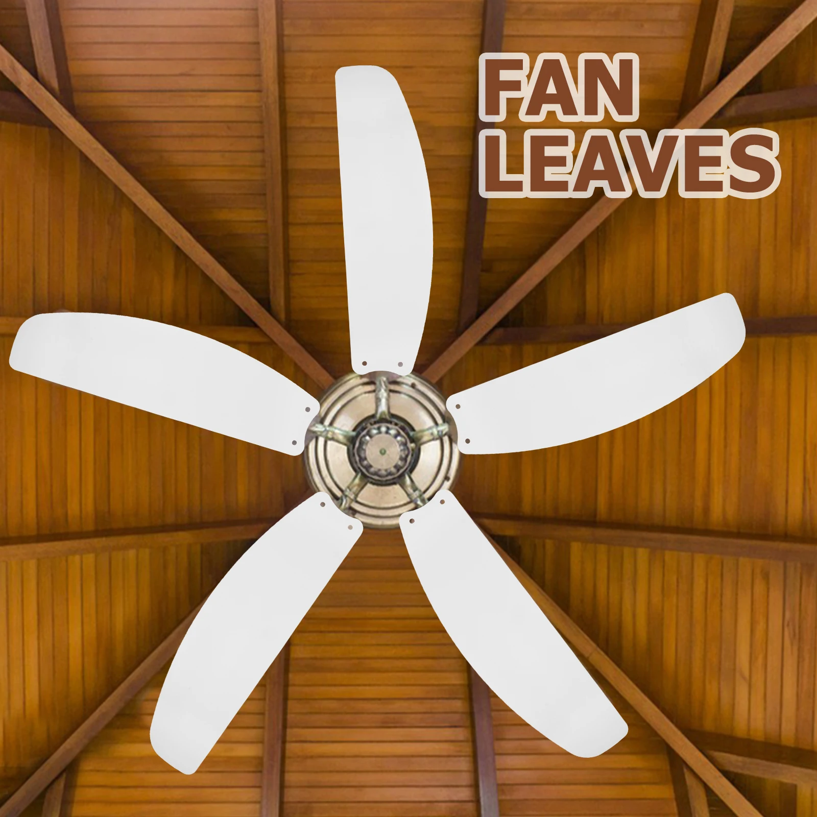 

Ceiling Fan Blade Blades Replacement for Summer Cooling Plastic Substitution White