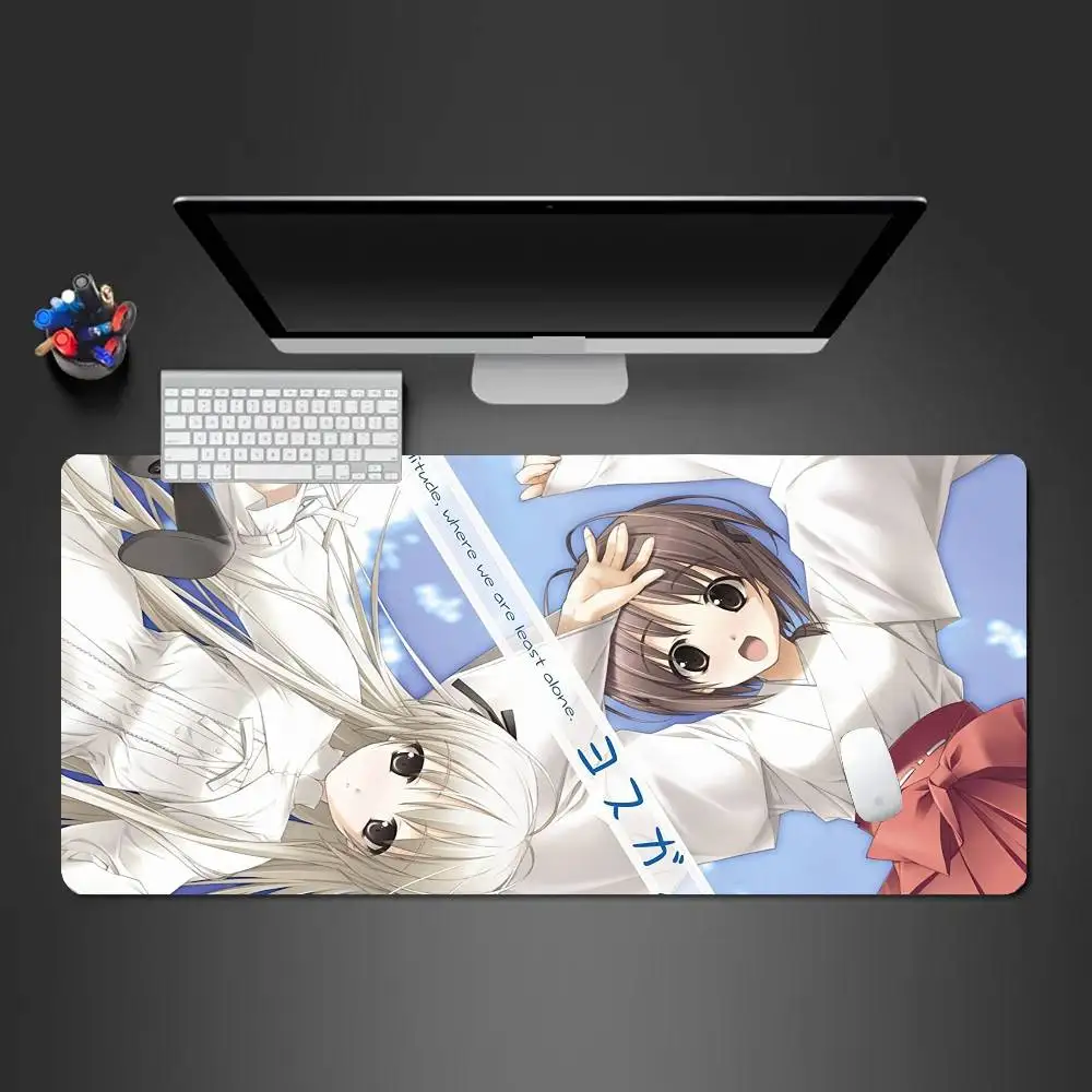 Anime Y-Yosuga No Sora Mousepad Non-slip Suitable For Office Computers Laptops E-sports Game Desk Mats XXL Keyboard