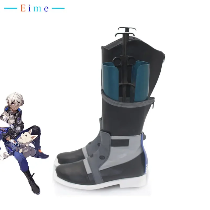 Game Honkai Star Rail Arlan Cosplay Shoes High Heel PU Leather Shoes Halloween Carnival Boots Cosplay Prop Custom Made