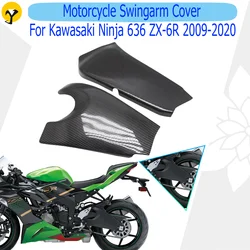 Motorcycle Swingarm Cover For Kawasaki Ninja 636 Ninja ZX-6R 2009-2020 Rocker Arm Chain Guard ABS Carbon Black Fairing ZX6R 2019