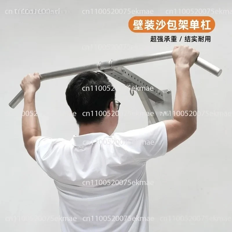 Stainless Steel Wall-mounted Horizontal Bar Sandbag Rack, Boxing Sandbag Rack, Sandbag Hanging Bracket, Fitness