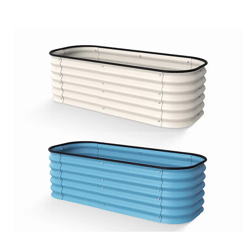 

Металлическая грядка для овощей, садовая грядка для посадки, металлический ящик для выращивания растений, для сада и кемпинга