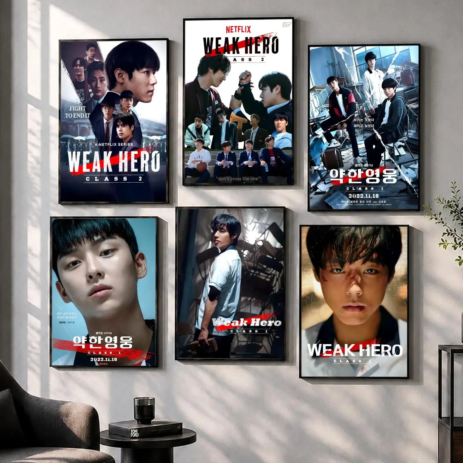 Classic TV WEAK H-HERO C-CLASS Poster Decorative Wall Sticker Mural Photo Print for Bedroom Living Room Hallway Home Decor Gift