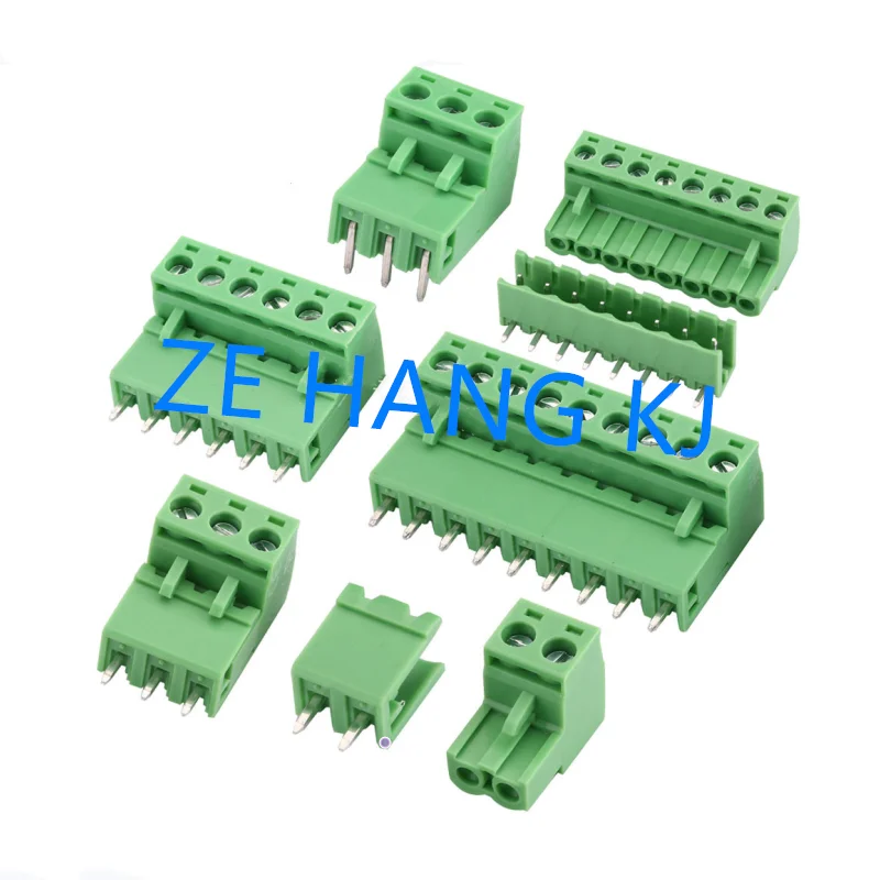 10PCS KF2EDGK 2P 3P 4P 5P 6P 7P 8P 9P 10P 12P Pitch 5.08MM Connector only plug Brand new