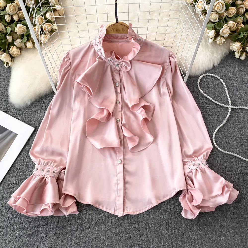 

Женская рубашка Ele Long Sve Design Sensation Small ence Lotus Le Busin, повседневная, свободного кроя, с защитой от ультрафиолета