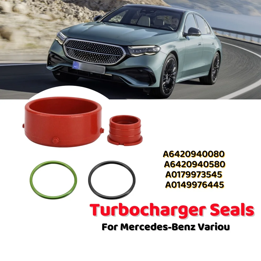 4Pcs Turbo Breather Intake Seal Car Engine Turbocharger Seal A0179973545 A0149976445 A6420940080 For Mercedes Benz Om642