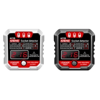 ANENG AC28 Socket Tester With LCD Display Voltage And Phase Meter For US/EU Outlets Electrical Safety Inspection Tool A US PLUG