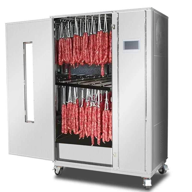12Hot Large Capacity Automatic Commercial Stainless Steel Fish Beef Meat Storage Dehydifier Chiller Dried Meat Dry Aging Cabinet