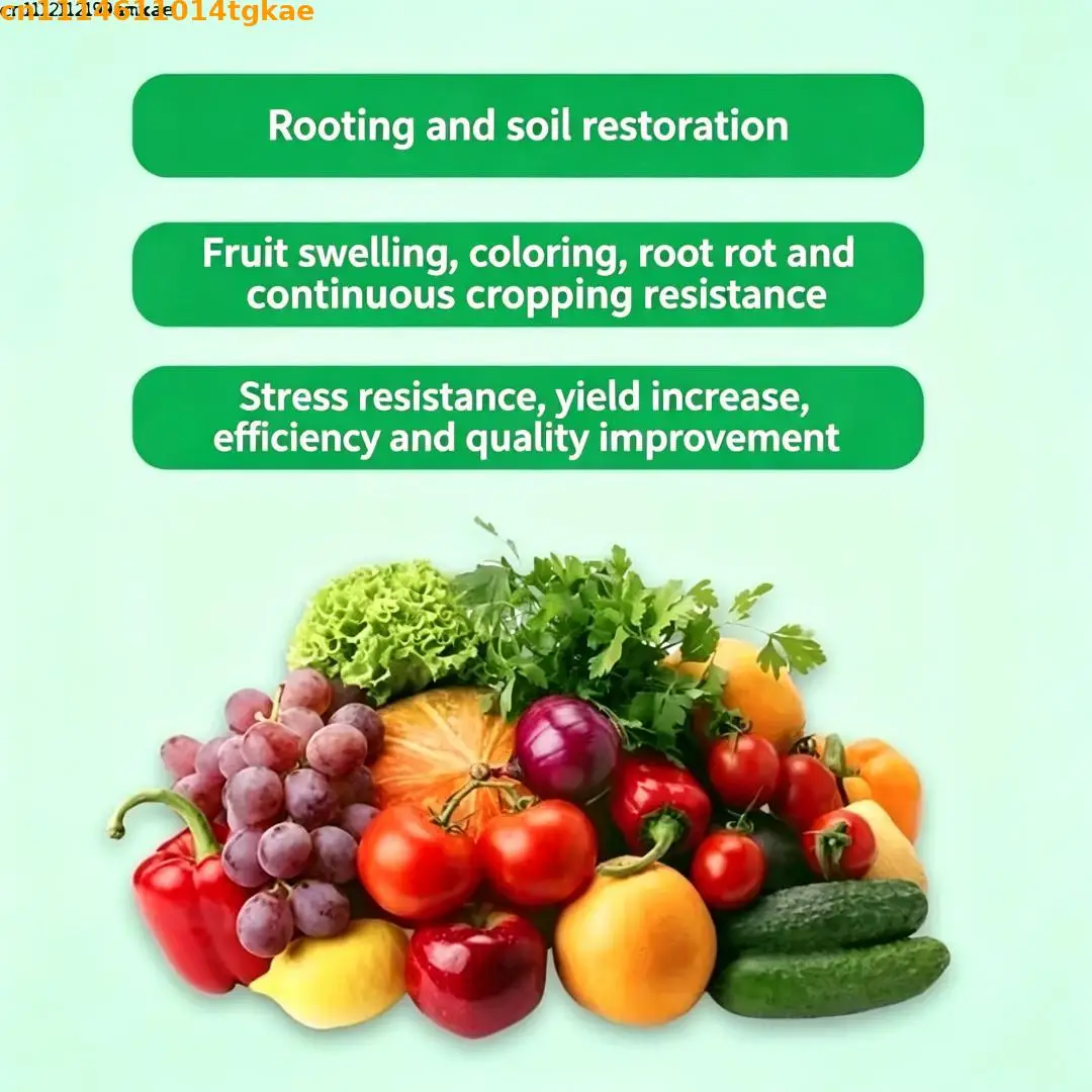 TOPJ Mineral Source Potassium Fulvate Organic Water Soluble Fertilizer Soil Improver Supports Healthy Root System For Garden