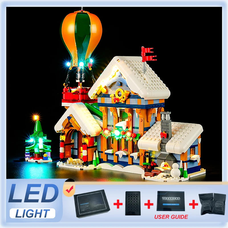 DIY LED Light Kit For LEGO 10339 Santa\'s Post Office (Only LED Light,Without Blocks Model)