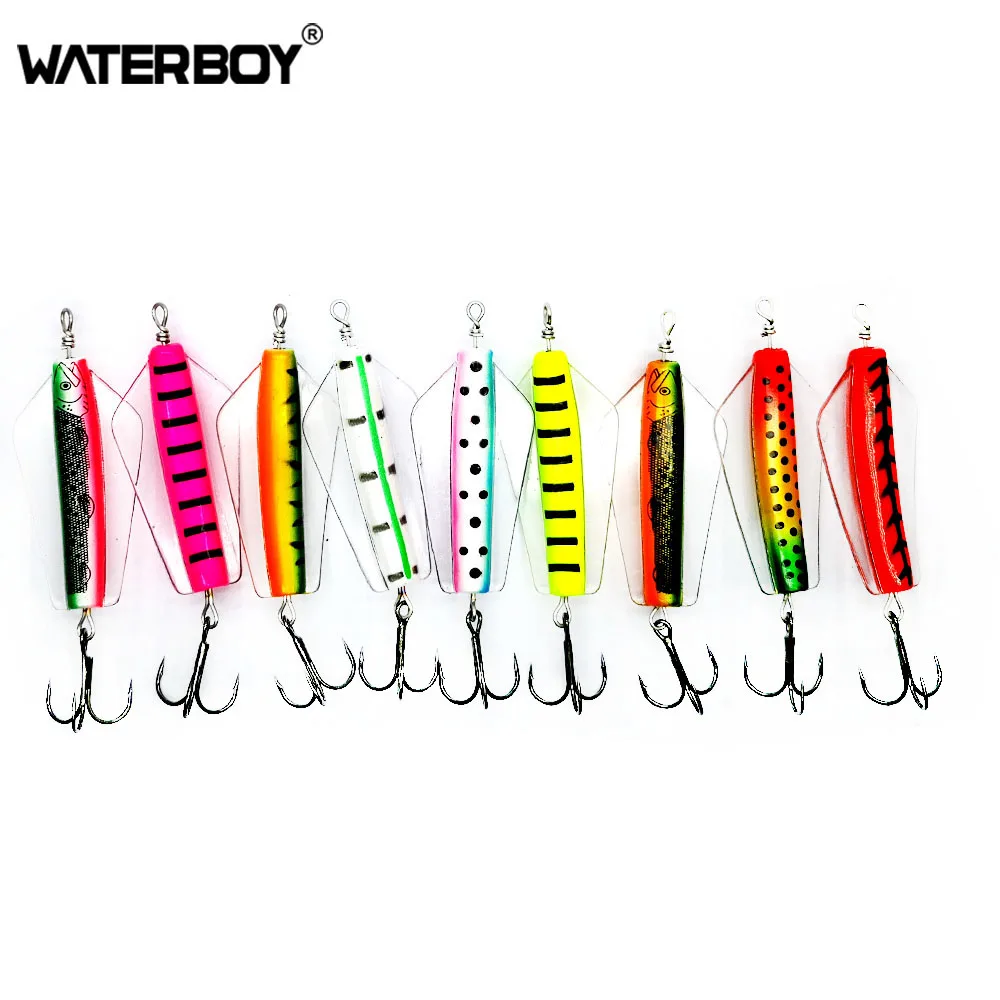 WATERBOY 3.5cm 5.2cm 5.5cm 7cm Devil Fishing Bait Luminous Spinner Fishing Lure Hard Bait Pesca Wobbler Tasmanian Lure